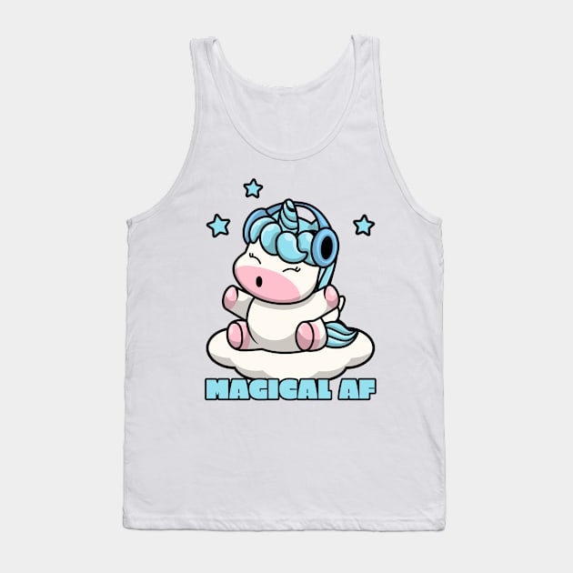 Magical AF Tank Top by ArtbyLaVonne